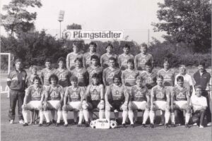 das müßte Ende der 80er gewesen sein, Trainer damals der ehemalige FCK Profi Reinhard Maier